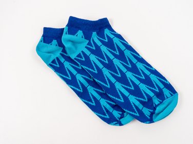 Turquoise socks with M