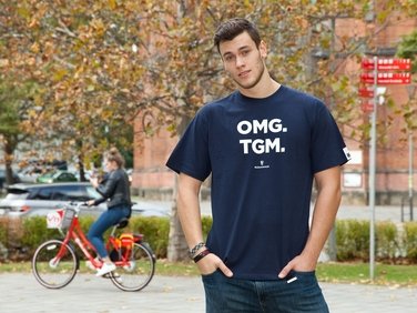 Tričko TGM, OMG, pánské, modrá