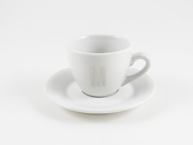 Porcelain cup M with saucer