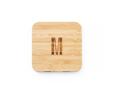 Bambusová bezdrátová nabíječka "M"