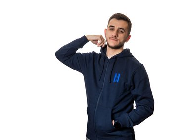 Men's zip hoodie "M"