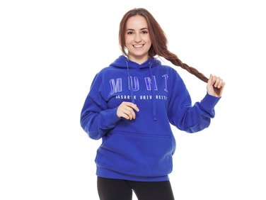 Masaryk University hoodie "MUNI", royal blue