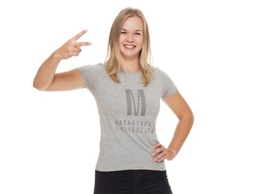 Woman´s T-shirt Color in color, light grey