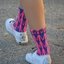 Ponožky růžové dlouhé