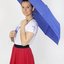Deštník skládací modrý