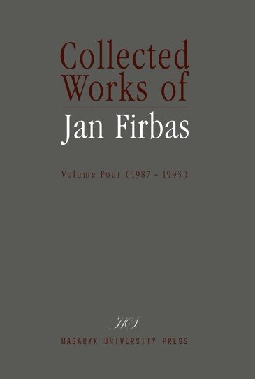 Collected Works of Jan Firbas IV