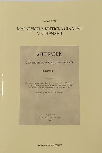 Masarykova kritická činnost v Athenaeu