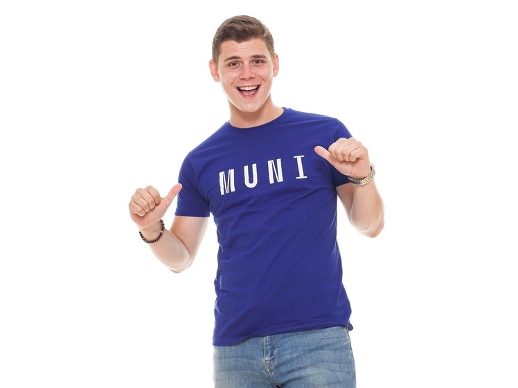 Men's T-shirt, MUNI blue