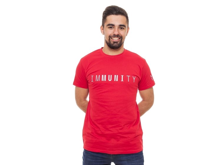 Tričko pánské červené imMUNIty