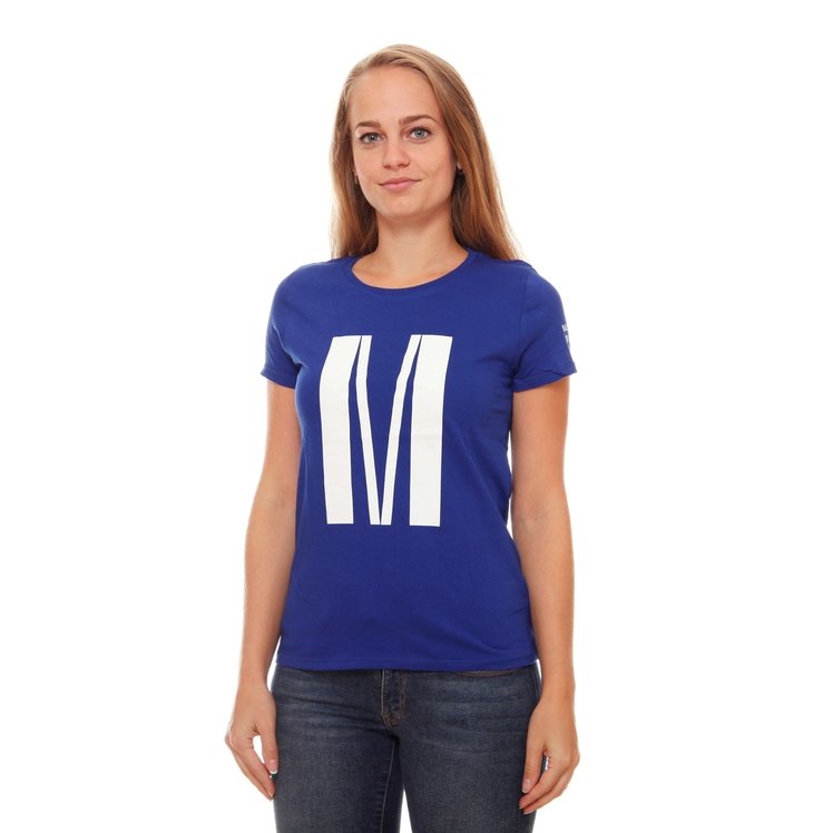 Tričko dámské modré M