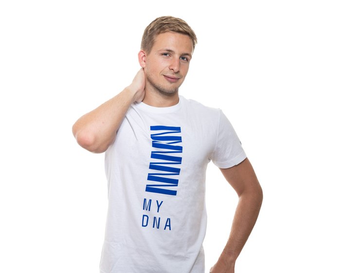 Tričko pánské bílé "MY DNA"