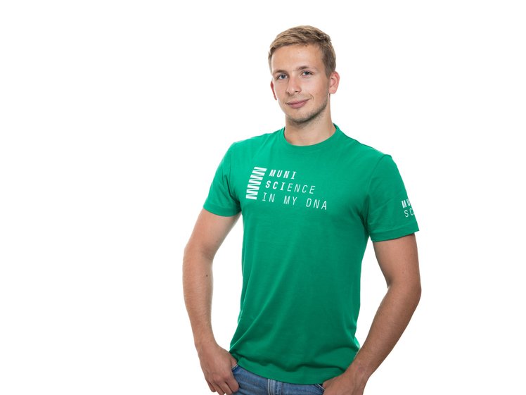 Men´s T-shirt green "SCIENCE IN MY DNA"