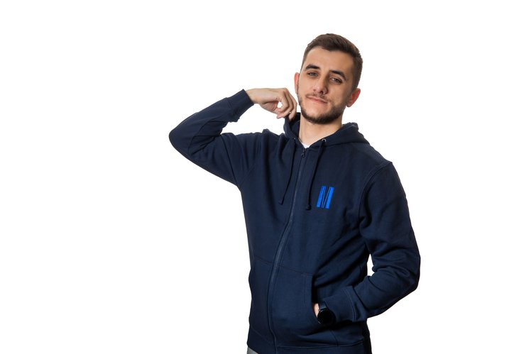 Men's zip hoodie "M"