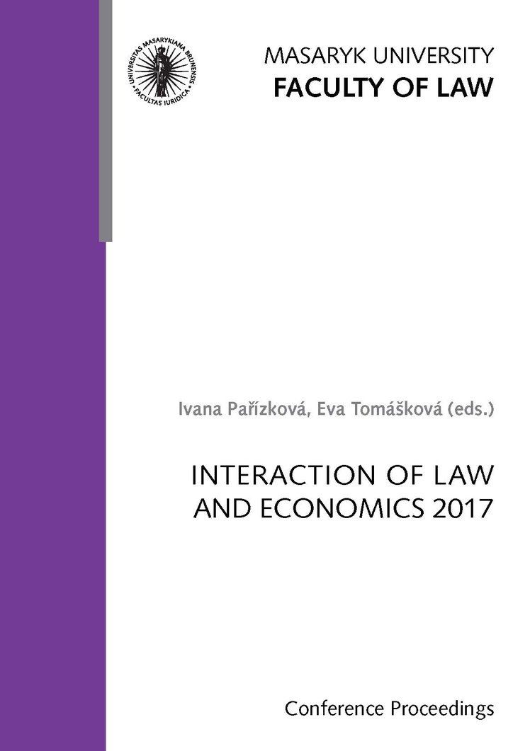 Interaction of Law and Economics 2017