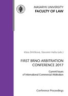 FIRST BRNO ARBITRATION CONFERENCE 2017