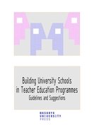 Building University Schools in Teacher Education Programmes 